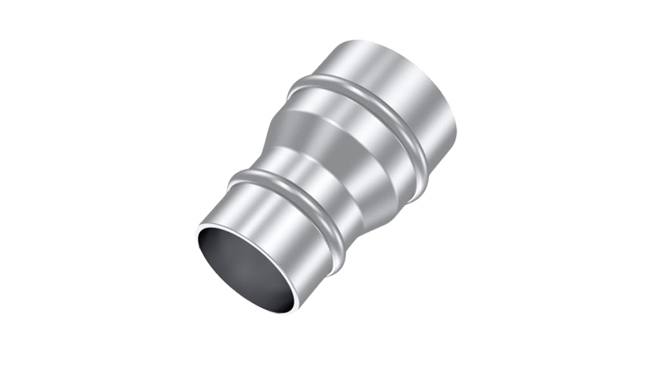 Conector de tubo redutor de aço inoxidável para tubo