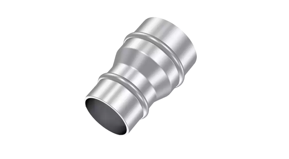 Conector de tubo redutor de a&ccedil;o inoxid&aacute;vel para tubo