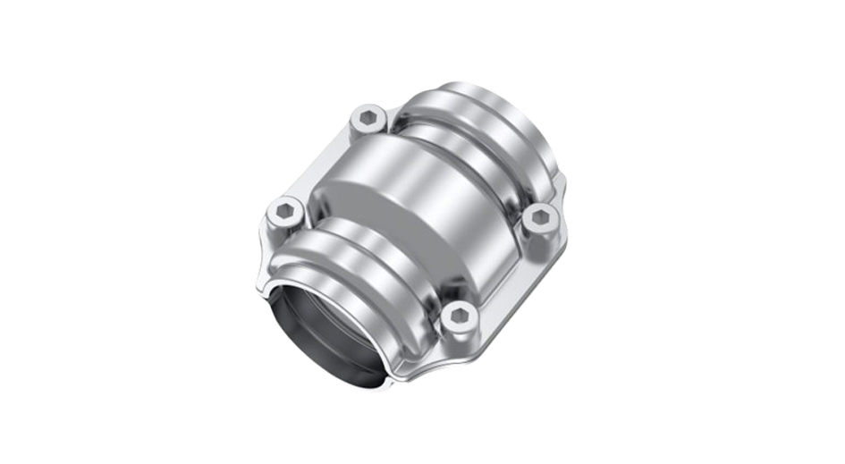 Conector de tubo a tubo de aço inoxidável igual