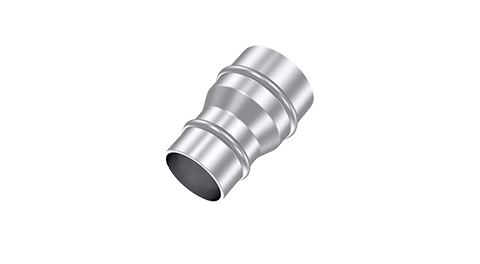 Conector de tubo redutor de aço inoxidável para tubo