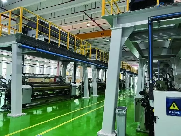 Realocação de fábrica têxtil adota sistema de tubulação de ar comprimido de alumínio Realocação de fábrica têxtil adota sistema de tubulação de ar comprimido de alumínio