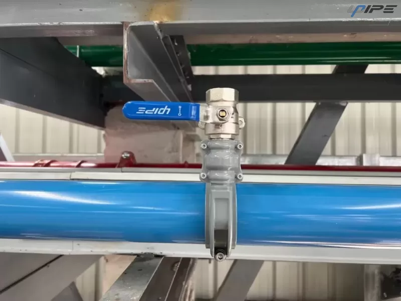 Tubo de ar comprimido de alumínio azul Tubo de ar comprimido de alumínio azul