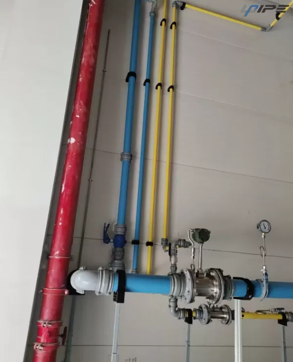 Instalação de tubulação de liga de alumínio Instalação de tubulação de liga de alumínio