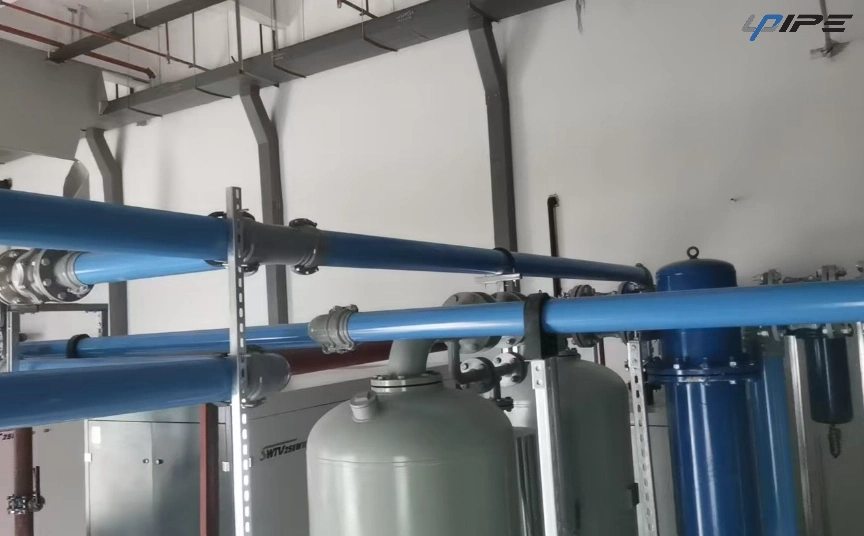 Solu&ccedil;&otilde;es de tubos de ar de alum&iacute;nio azul para distribui&ccedil;&atilde;o de ar comprimido com efici&ecirc;ncia energ&eacute;tica